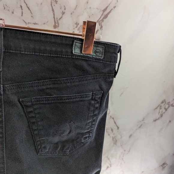 AG Adriano Goldschmied Pant Women 25 Black Stilt Cigarette Skinny Y2K Low Rise - Picture 11 of 11